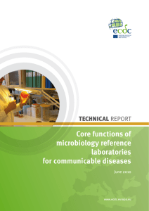 Core functions of microbiology reference laboratories