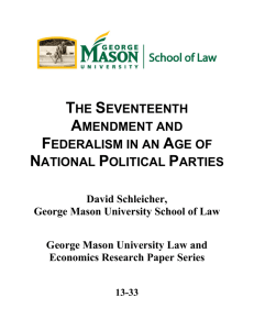 scholars - George Mason University School of Law