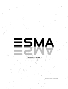 ESMA - Business Plan