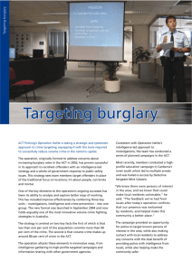 Platypus - Jun05 - Targeting Burglary