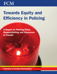 Towards Equity and Efficiency in Policing