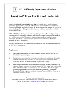 American Political Practice and Leadership