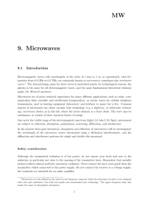 9. Microwaves MW