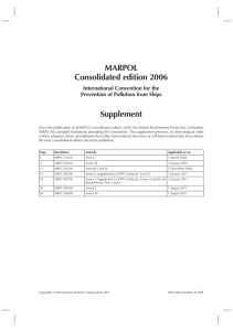 MARPOL Consolidated edition 2006