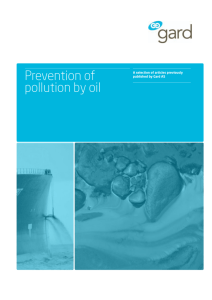 Prevention of pollution by oil