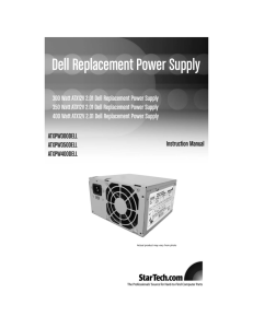 Dell Replacement Power Supply
