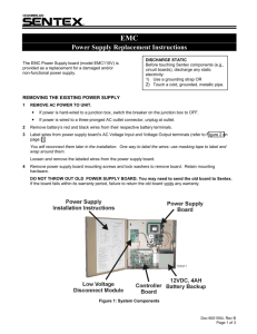 emc power supply replacement instructions