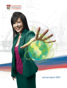 annual report 2007 - Nanyang Technological University