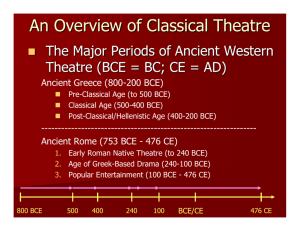 An Overview of Classical Theatre