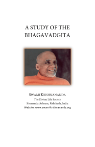 A Study of the Bhagavadgita