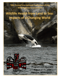Impacts of a Changing World - Wildlife Disease Association