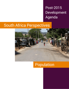 the South Africa Perspectives: Population Resource Packet