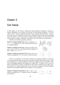 Chapter 5 Line Sweep - Institute of Theoretical Computer Science