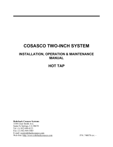 Hot Tap - Rohrback Cosasco Systems