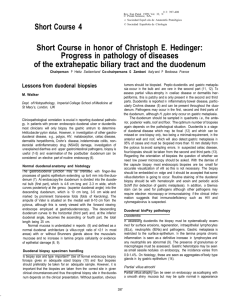 Short Course 4 Short Course in honor of Christoph E. Hedinger