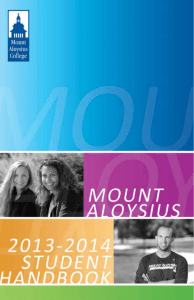 Student Handbook - Mount Aloysius College