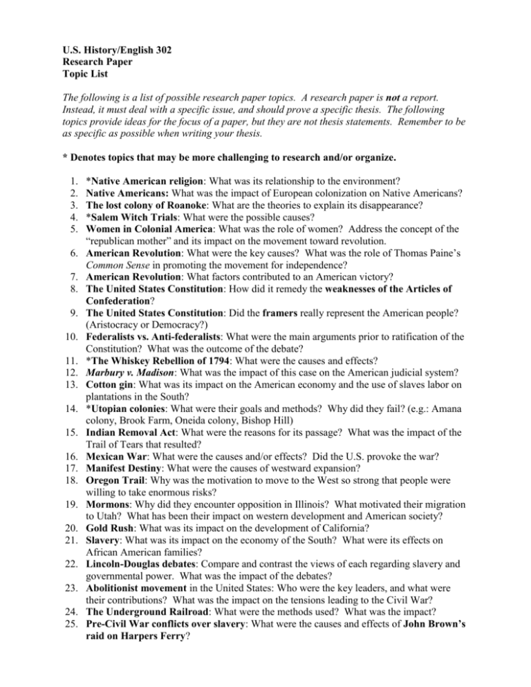  Interesting History Paper Topics History Research Paper Topics 100 