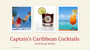 Captain's Caribbean Cocktails