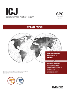 RHSMUN 2015 ICJ Update Paper