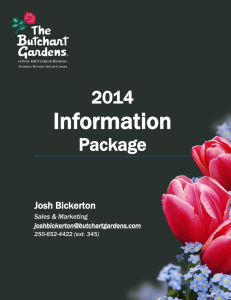Information - Butchart Gardens