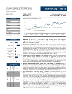 iRobot Corp. (IRBT)