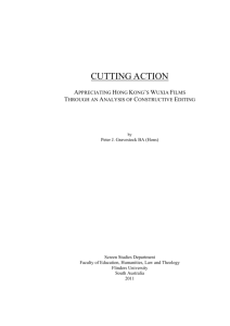cutting action - Flinders University