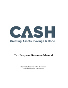 C.A.S.H. Resource Manual