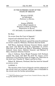 Couey v. Atkins - Oregon Supreme Court Opinions