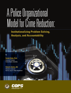 A Police Organizational Model for Crime Reduction