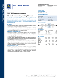 30/09/2015 - Gold Road Resources Limited