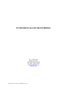 Fundamentals of Franchising