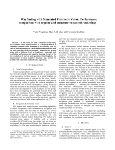 Wayfinding with Simulated Prosthetic Vision: Performance