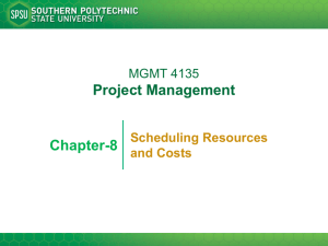 Project Management Chapter-8