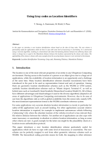 Using Gray codes as Location Identifiers - eLib