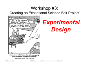 SCSD Science Fair Workshop #3 Experimental Design 2014_AL2