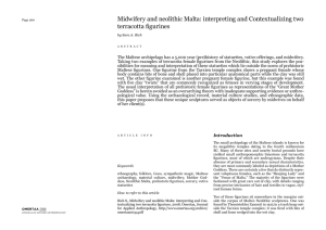 Midwifery and neolithic Malta: interpreting and Contextualizing two