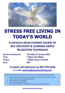 STRESS FREE LIVING IN TODAY'S WORLD