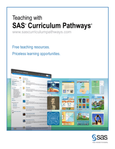 SAS® Curriculum Pathways®