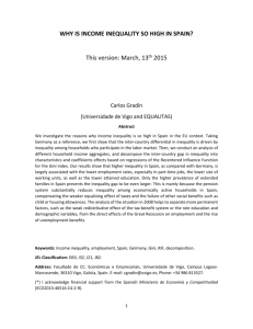 WHY IS INCOME INEQUALITY SO HIGH IN SPAIN?