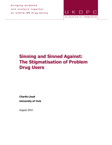Charlie Lloyd, “Sinning and Sinned Against: The Stigmatisation of