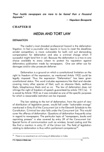 Media and Tort Law