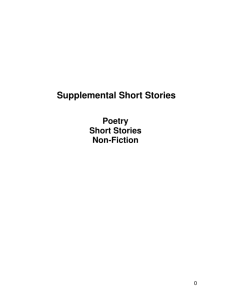 Supplemental Short Stories