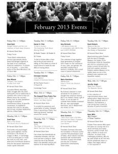 February 2013 Events