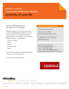 Welcome Guide - University of Louisville