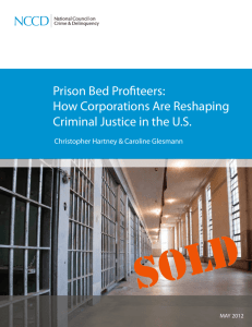 Prison Bed Profiteers - National Council on Crime & Delinquency