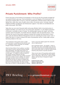 Private Punishment: Who Profits?