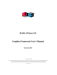 ILOG JViews 5.5 Graphics Framework User's Manual
