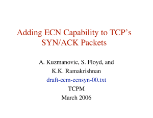 Adding ECN Capability to TCP's SYN/ACK Packets