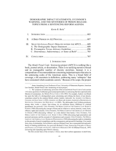 demographic impact statements, o'connor's warning, and the