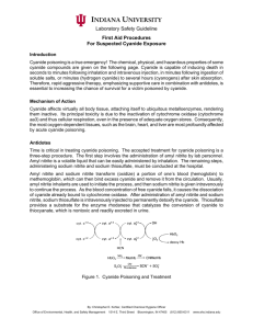 Cyanide - EHS: Indiana University